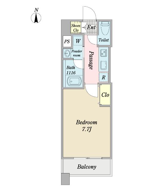 フラッツ荒川 間取り図画像