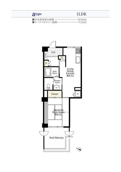 シーリアお台場三番街５号棟（ＳＡ借上）（0517） 間取り図画像