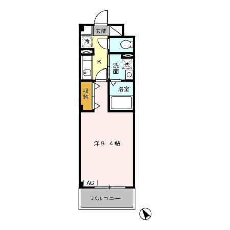 グランメール（305） 間取り図画像