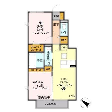 シリウス戸塚（105） 間取り図画像