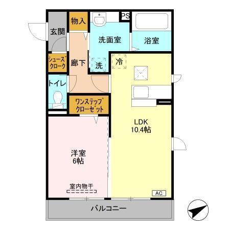 カメリア（101） 間取り図画像