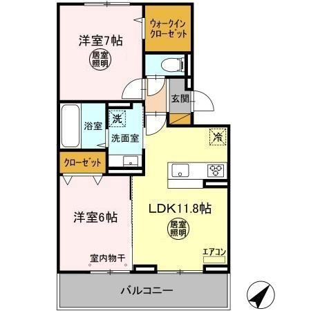グラン・レ・ジェイド（202） 間取り図画像