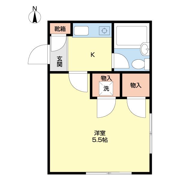 コーポ’８７（102） 間取り図画像