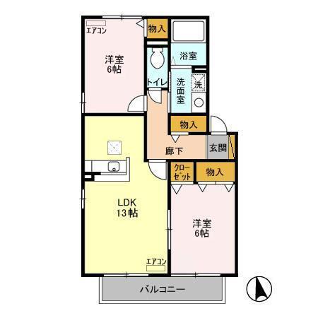 ＹＭＡ　Ⅰ（103） 間取り図画像
