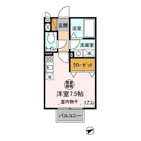 プロシード西船（102） 間取り図画像