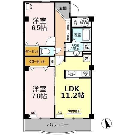 モ・ルラン（301） 間取り図画像