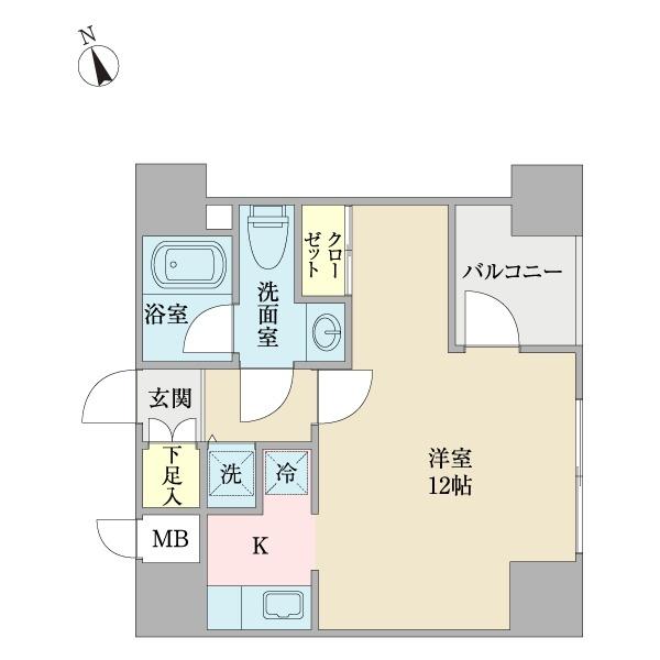 【角部屋】明るい印象の室内