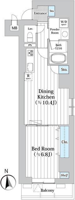 ＲＥＳＩＤＥＮＣＥ　ＯＤＥ（903） 間取り図画像
