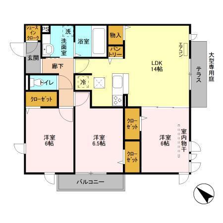  間取り図写真