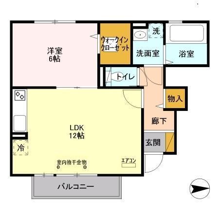 スマートハイツ　Ａ（103） 間取り図画像
