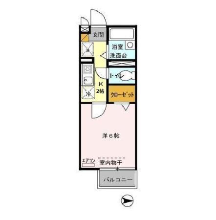 フレールヒル　（1）（202） 間取り図画像