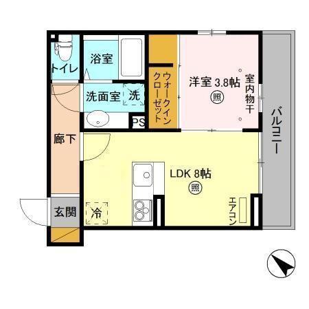 ウィン行徳（301） 間取り図画像