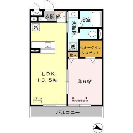 ルガーナ（303） 間取り図画像