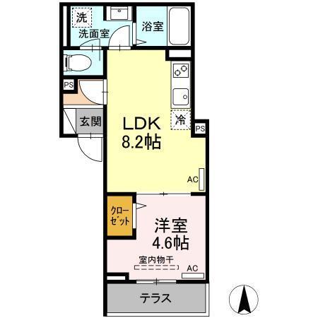 セレスティア大谷口上町（101） 間取り図画像