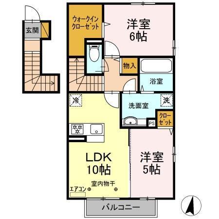マテリアルレジデンス（201） 間取り図画像