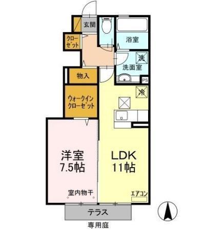 サンライズ（103） 間取り図画像