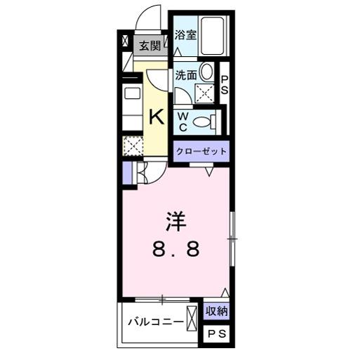 Ｋ・ＳガーデンⅢ（401） 間取り図画像