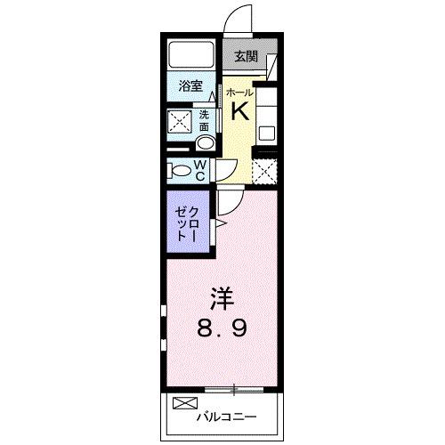 アルカディア　ＮⅠ（206） 間取り図画像