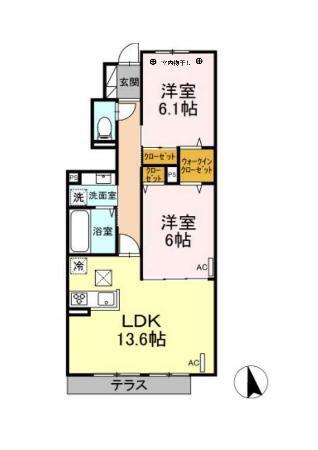 アヴァンス阿佐谷北（101） 間取り図画像