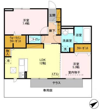  間取り図写真