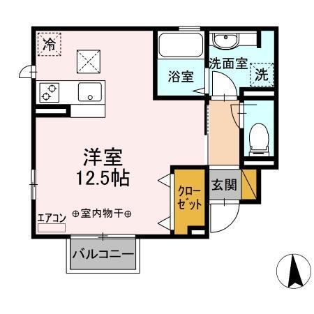 ペシュール（101） 間取り図画像