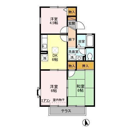 シャトルアイ　Ⅱ（105） 間取り図画像
