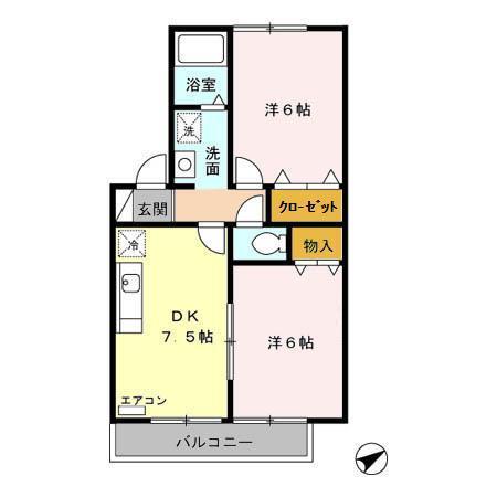 アベニュー（203） 間取り図画像