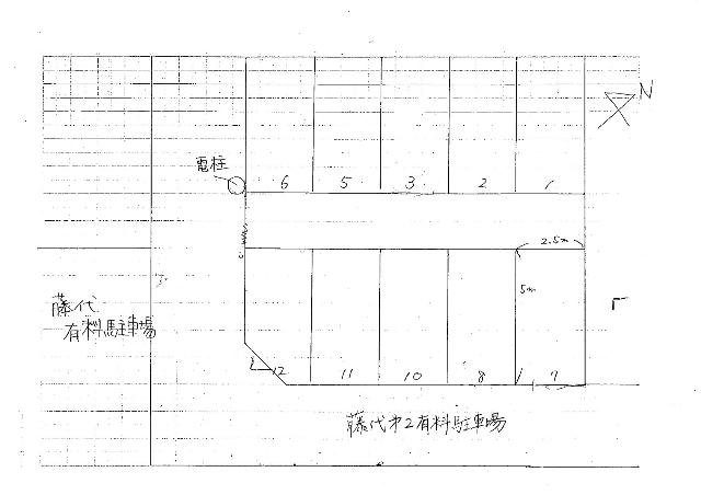 藤代第２有料駐車場（0012） 間取り図画像