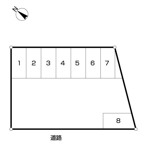 第１２伊東第２駐車場（0007） 間取り図画像