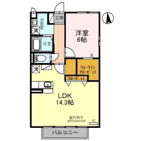クオーレ（201） 間取り図画像