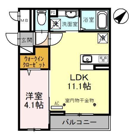 ディール川口（305） 間取り図画像