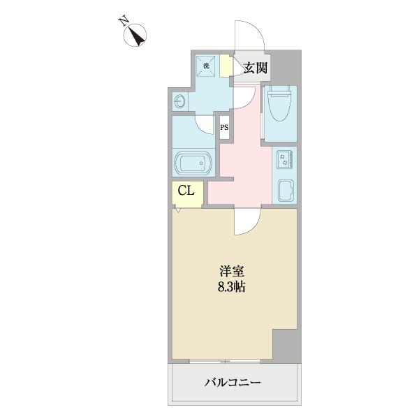 エストフォート千葉中央（1002） 間取り図画像
