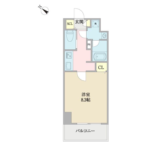 エストフォート千葉中央（1003） 間取り図画像