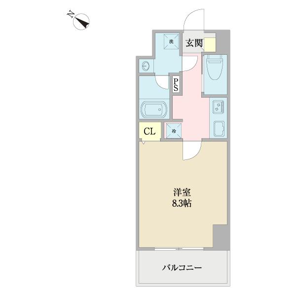 エストフォート千葉中央（1006） 間取り図画像