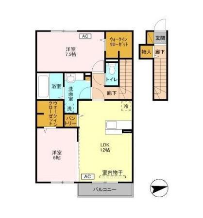 ダイアモンド・ティアラ（202） 間取り図画像