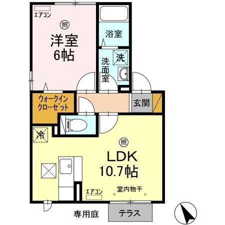 グリーントウナラ（102） 間取り図画像