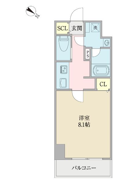 エストフォート千葉中央（1010） 間取り図画像