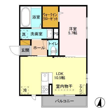 ディアコート（302） 間取り図画像