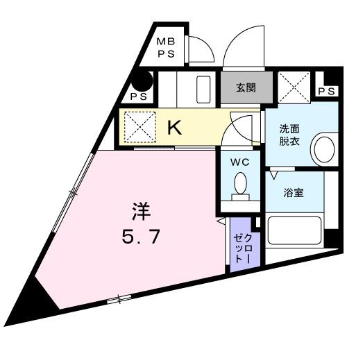 さくらビル柳町（401） 間取り図画像