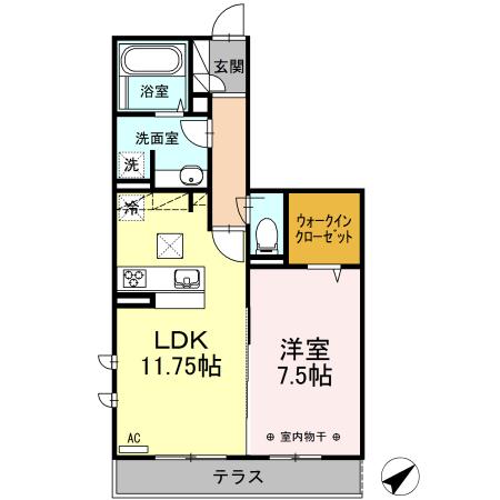 メゾンルミエール（107） 間取り図画像