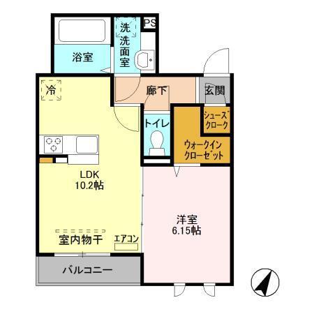 ベルカーサ（303） 間取り図画像