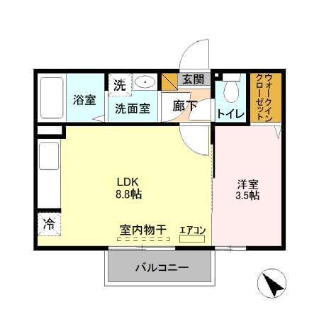 ジュネスハイツ（203） 間取り図画像