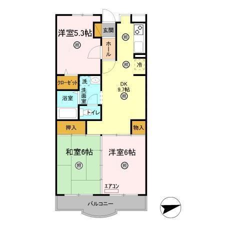 グランドール北小金（210） 間取り図画像