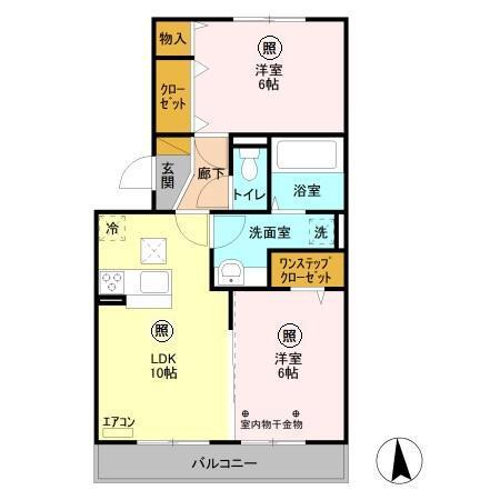 セントラルパーク（106） 間取り図画像