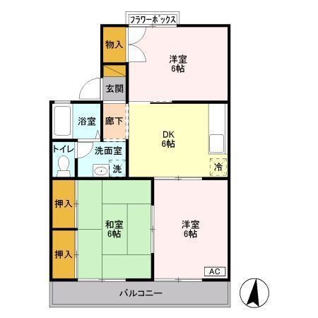 FS535-Ⅰ（203） 間取り図画像