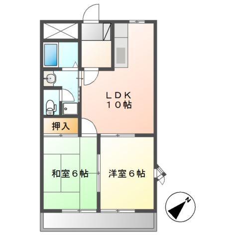 ユーカリハイツ 間取り図画像