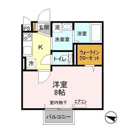 ヴィラ・グランメールⅡ（202） 間取り図画像