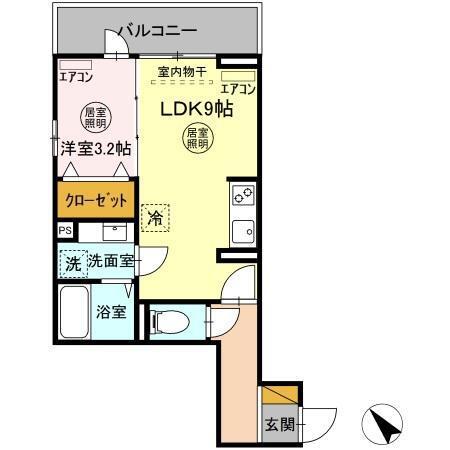 ガルデ妙典（302） 間取り図画像