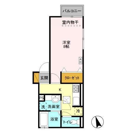マリンハイツ幕張（103） 間取り図画像