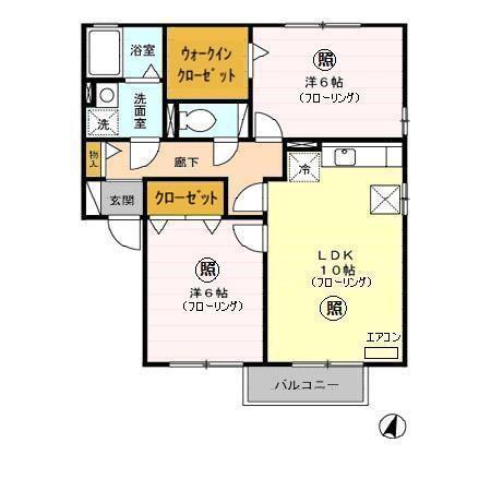 メゾンデュークス　Ⅴ（102） 間取り図画像